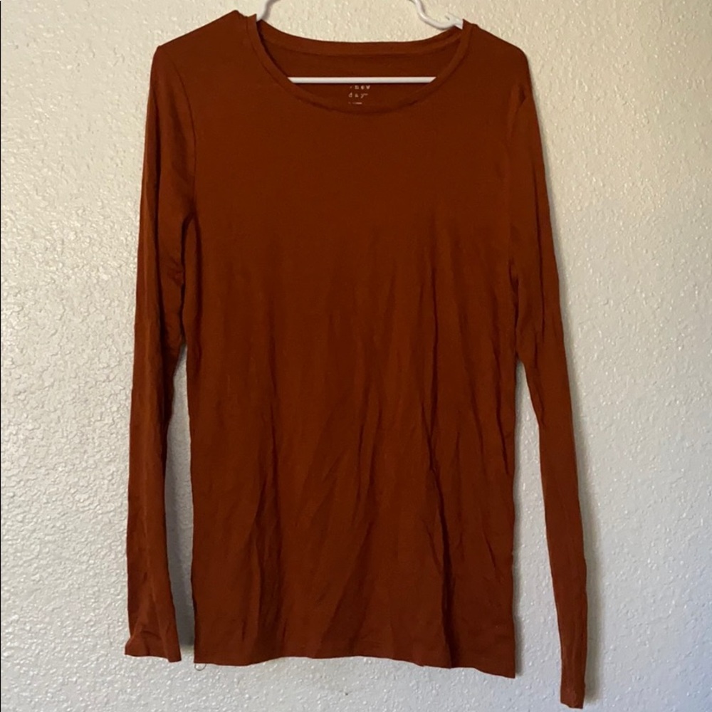 Burnt orange long sleeve